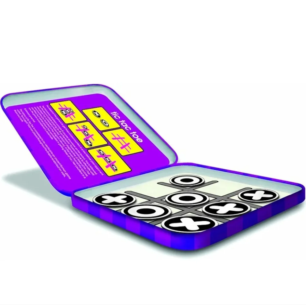 NEW  Toysmith  4  Magnetic Games   Bingo   Four In A Row  Hangman   Tic Tac Toe